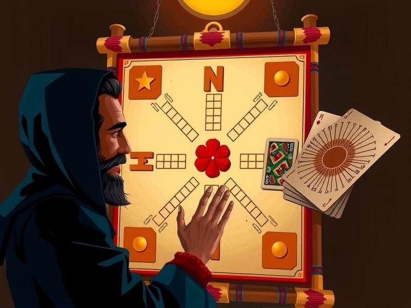 Ludo King game board with dice and tokens