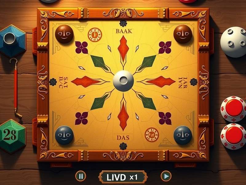 Ludo King game interface on mobile phone showing offline controller options
