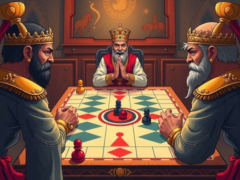 Ludo King Multiplayer gameplay screenshot showing board and dice