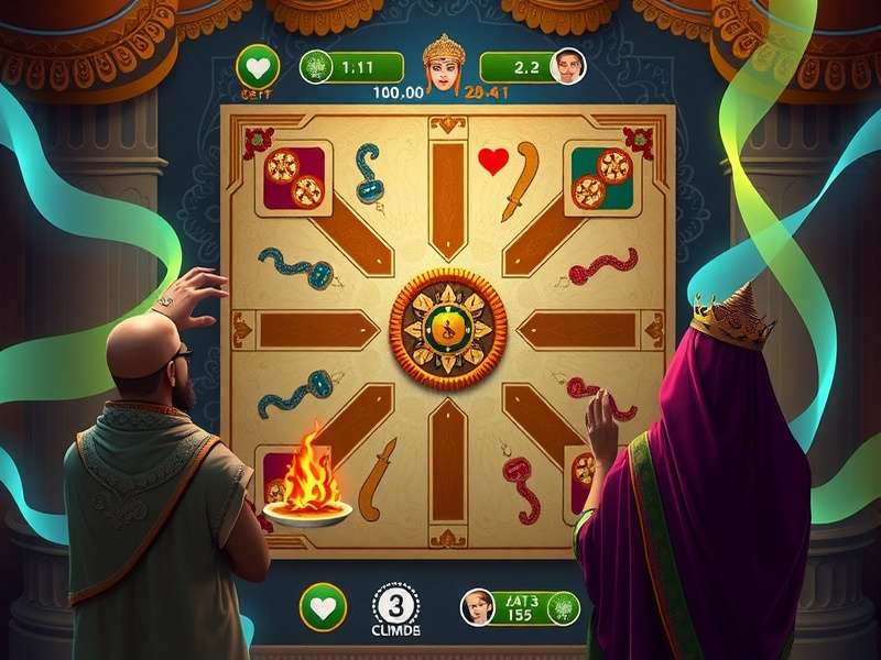 Ludo King Offline Gameplay on mobile phone showing vibrant board and tokens