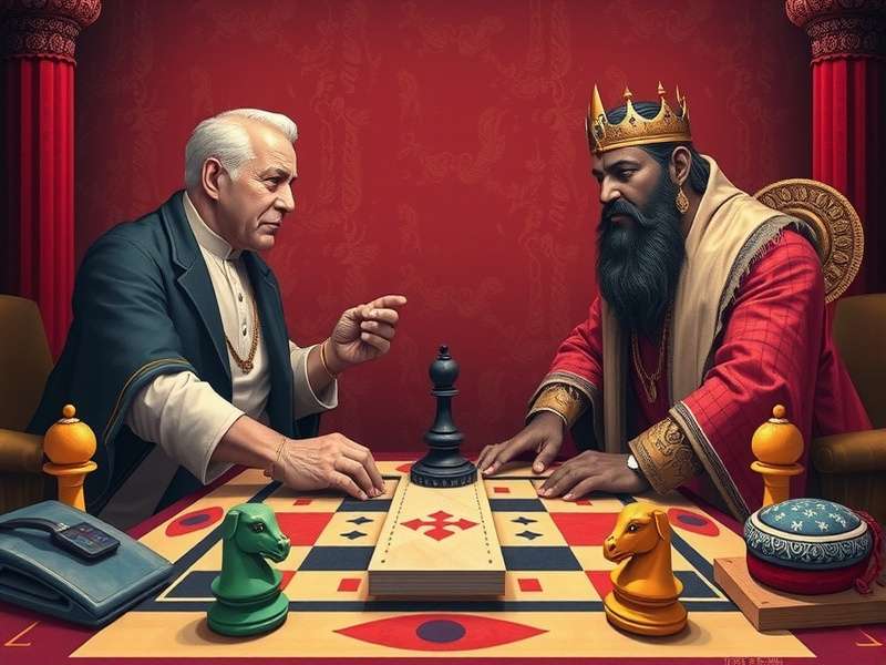 Two players intensely competing in Ludo King 2 player mode on mobile phones