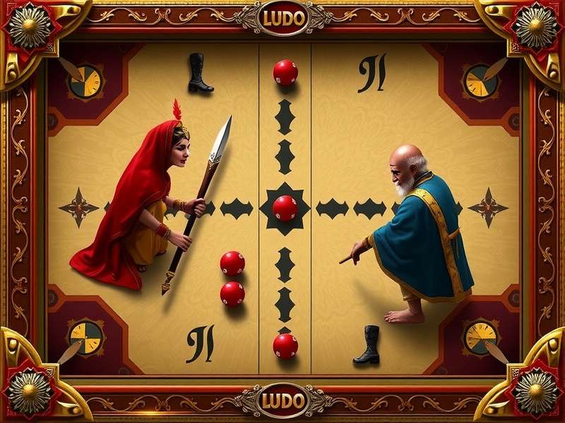 Competitive Ludo King gameplay on mobile devices