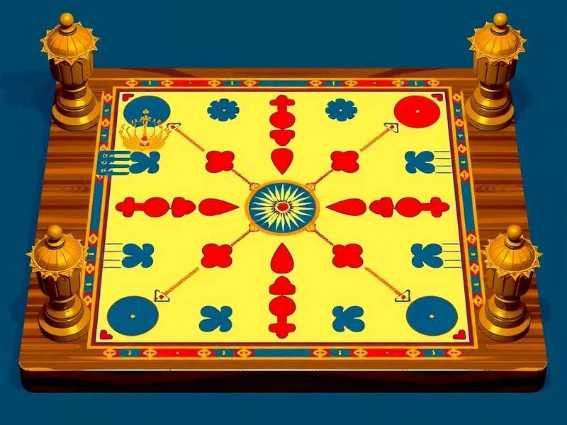 Ludo King Board Game Interface Showing Multiplayer Gameplay