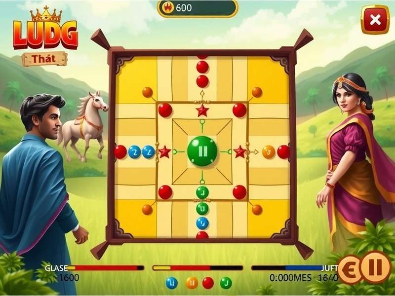 Ludo King Gameplay on Mobile Screen