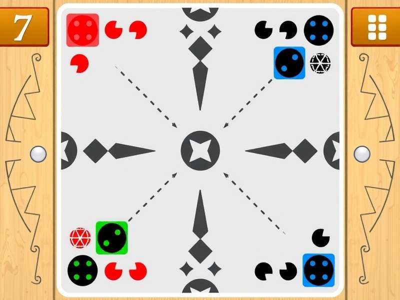 Ludo King game interface on mobile screen