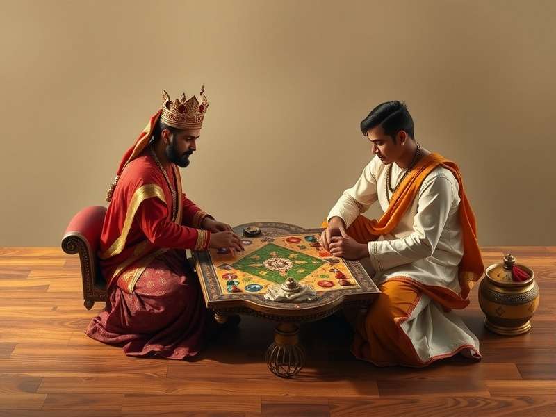 Ludo King board layout with rules illustration