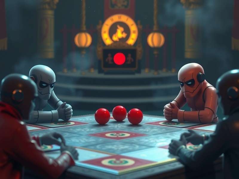 Ludo King game board with pieces and dice