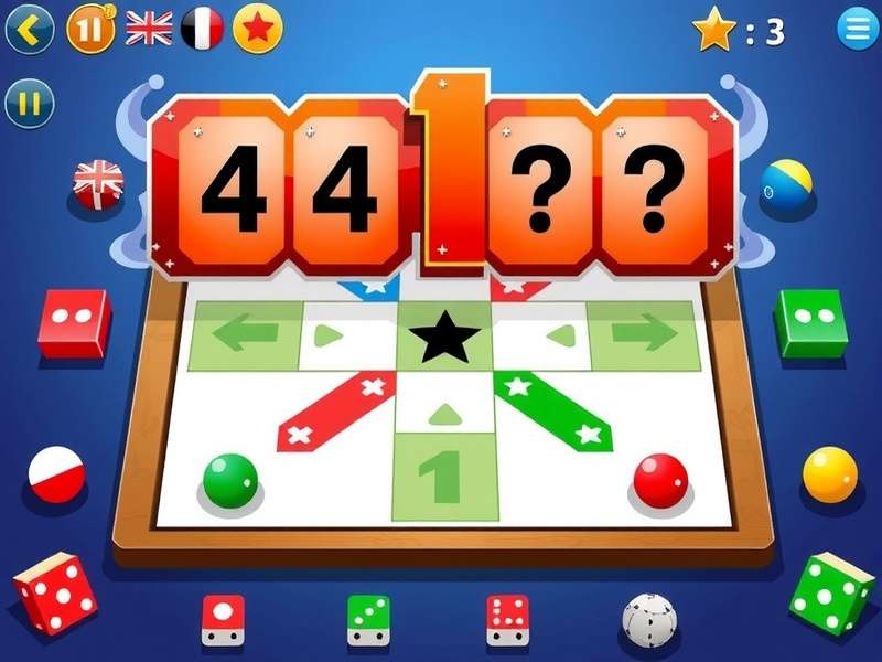 Ludo King game board and tokens on a smartphone screen