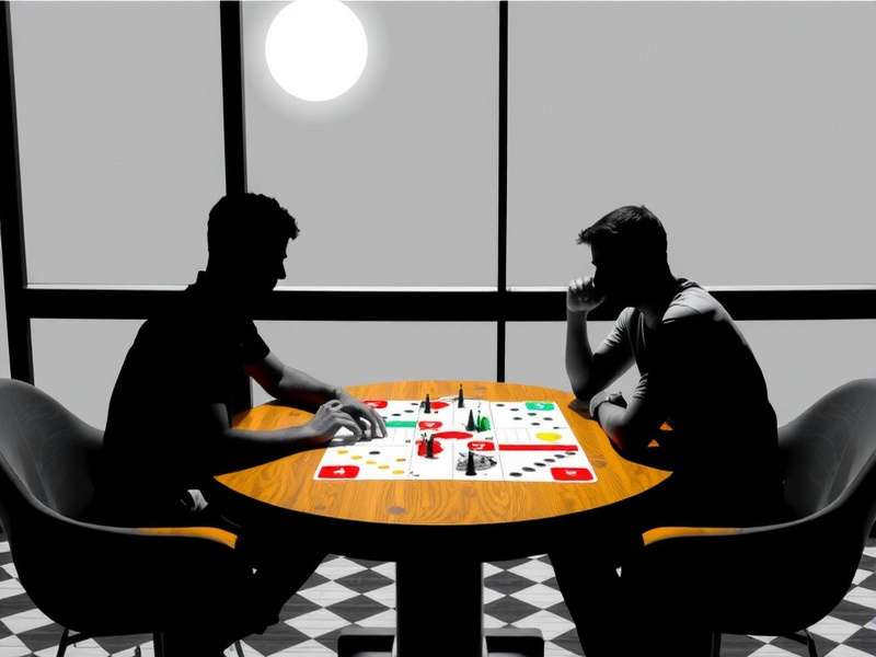 Friends playing Ludo King on mobile devices