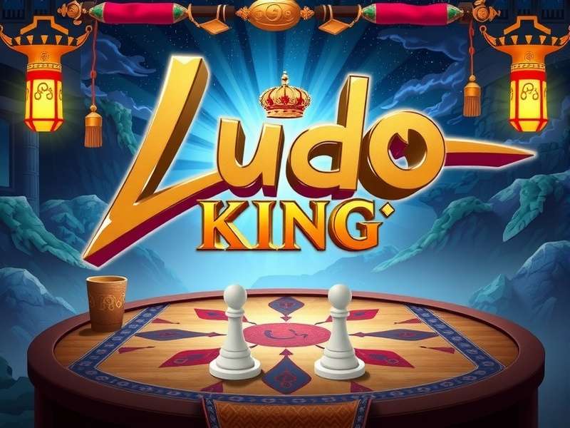 Ludo King game interface on a computer screen showing a multiplayer match