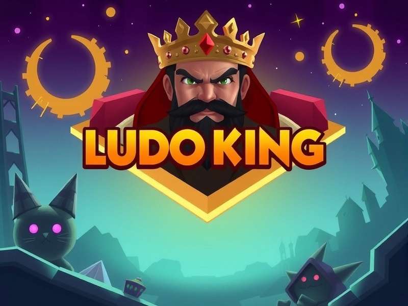 Ludo King gameplay screenshot showing board and tokens