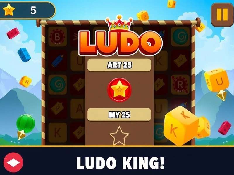 Ludo King Download APK for Android Free - Banner showing Ludo King game board and dice