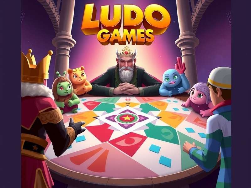 Ludo King gameplay showing colorful board with dice and tokens on a mobile screen
