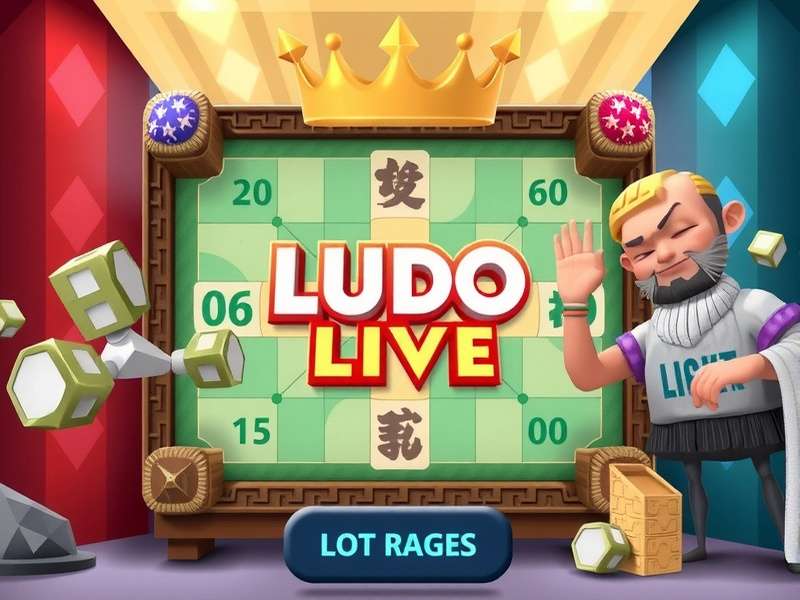 Ludo King Live gameplay on mobile and desktop showing colourful board and dice