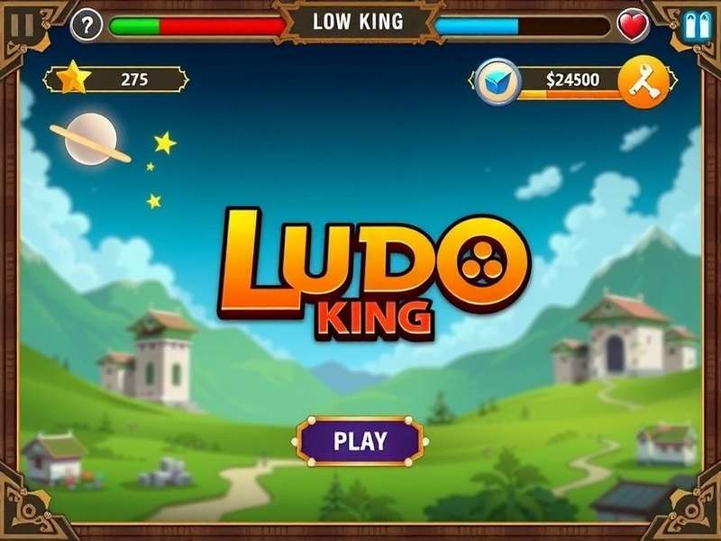 Ludo King offline game board with colorful tokens and dice