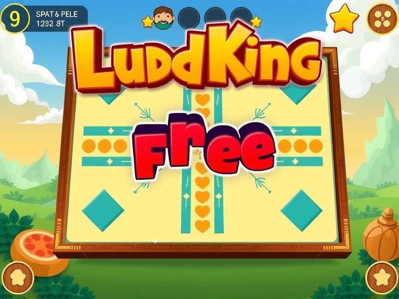 Ludo King game board with colorful tokens and dice – play free online with friends